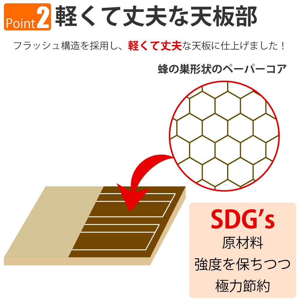 カフェテーブル 四角天板 幅60cm ナチュラル木目 アルミ脚 ポイント2 軽くて丈夫な天板部 家具のAKIRA