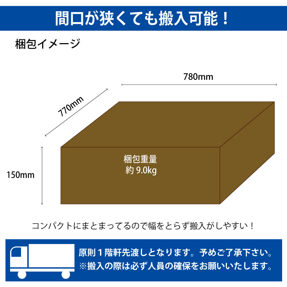 カフェテーブル 丸天板 直径75cm アルミ脚 梱包サイズ 梱包イメージ サイズ表記 cm表記 家具のAKIRA